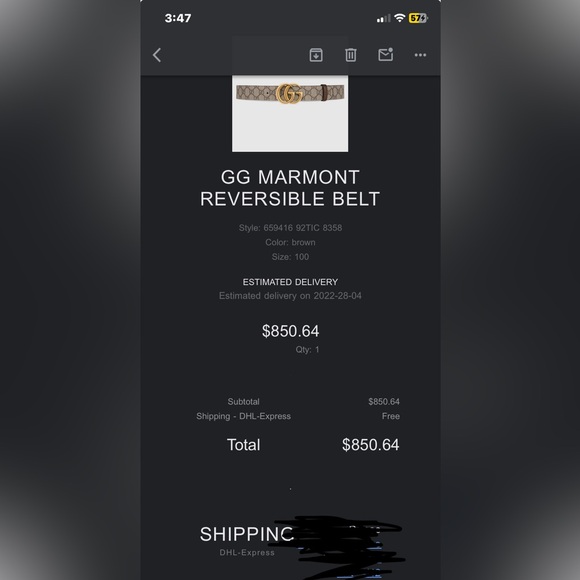 size gucci 100 - Picture 6 of 6